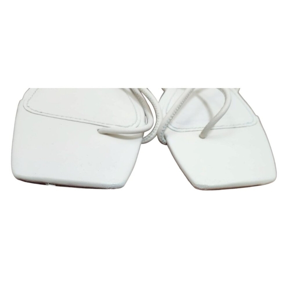 Jonathan Simkhai Susan Ivory Leather Wrap Sandal Size 5.5/EU 36 - Picture 7 of 12